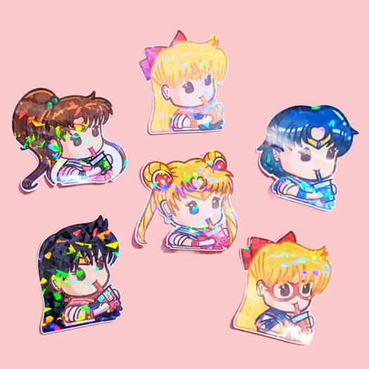 Sailor moon stickers