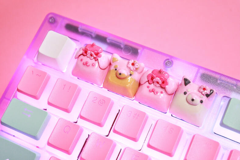 Sakura Theme Keycaps