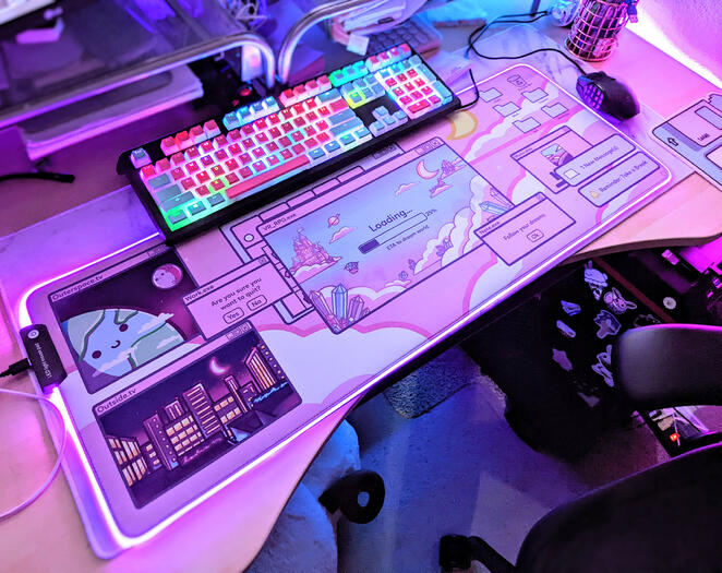 Light up Desk Mat