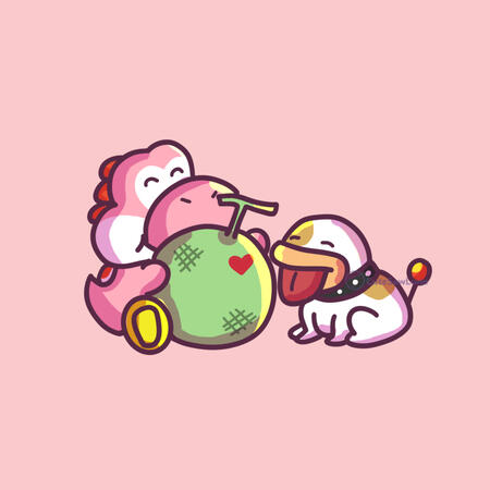 Yoshi and pocchi
